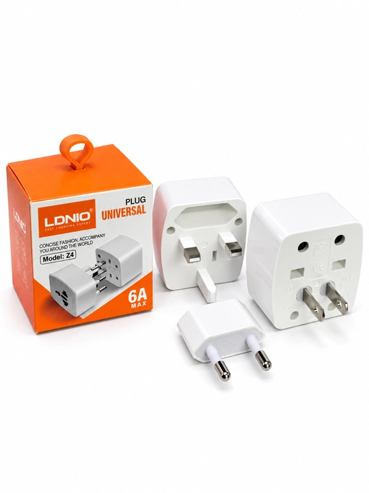 Universal rozetka adapteri (perehodnik) LDNIO Z4, 6A