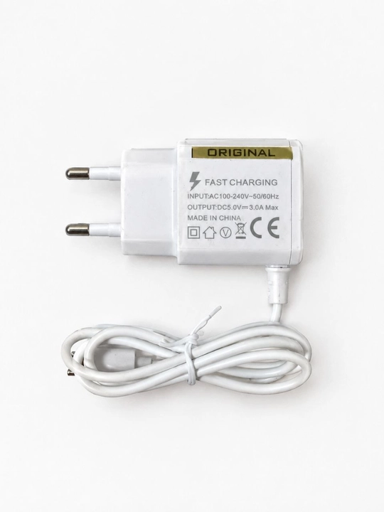 Tezkor quvvatlagich Fast Charging, 2 ta USB port va Micro-USB kabel bilan - 