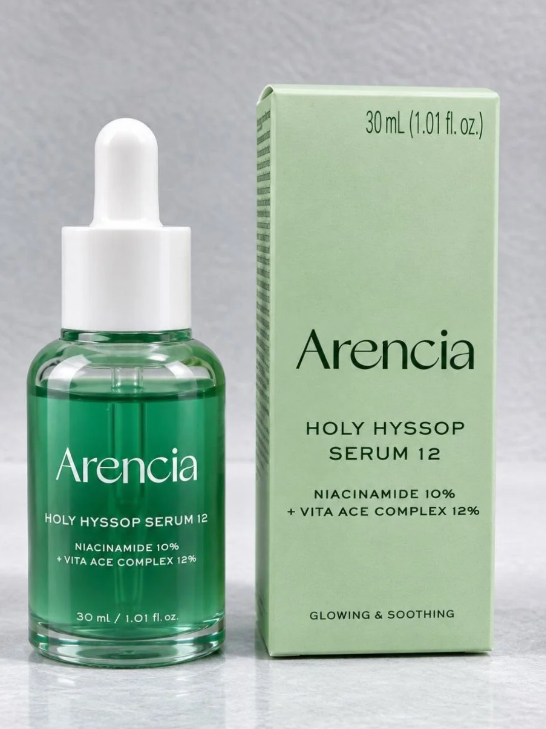 Arencia yuz uchun serumlar — Holy Hyssop, Red Smoothie, Deep Water Surge
