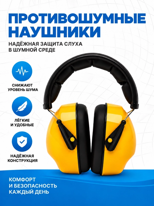 Наушники, шумоподавляющие затычки для ушей, беруши, шумоподавляющие - 