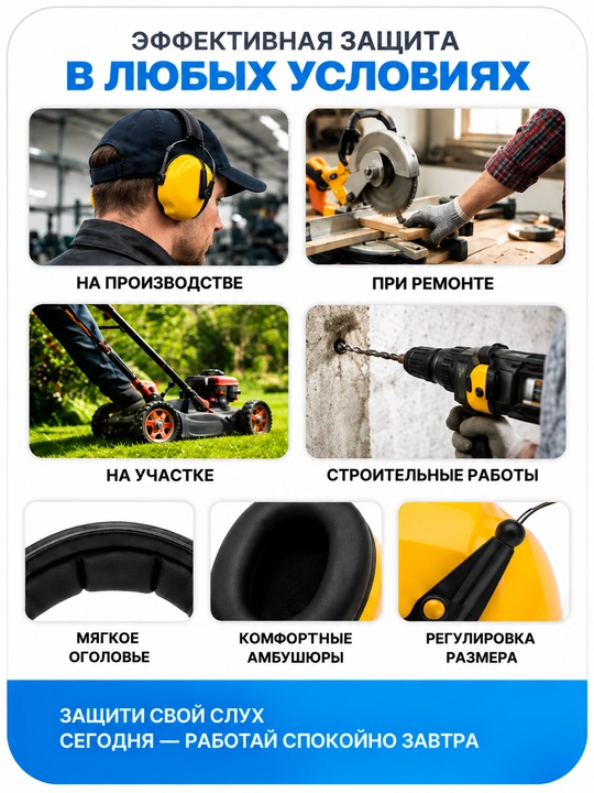 Наушники, шумоподавляющие затычки для ушей, беруши, шумоподавляющие