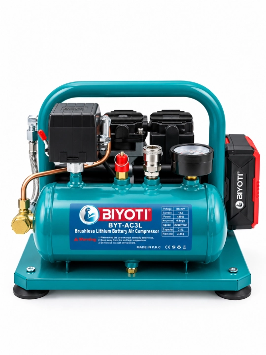 Akkumulyatorli kompressor BIYOTI BYT-AC3L