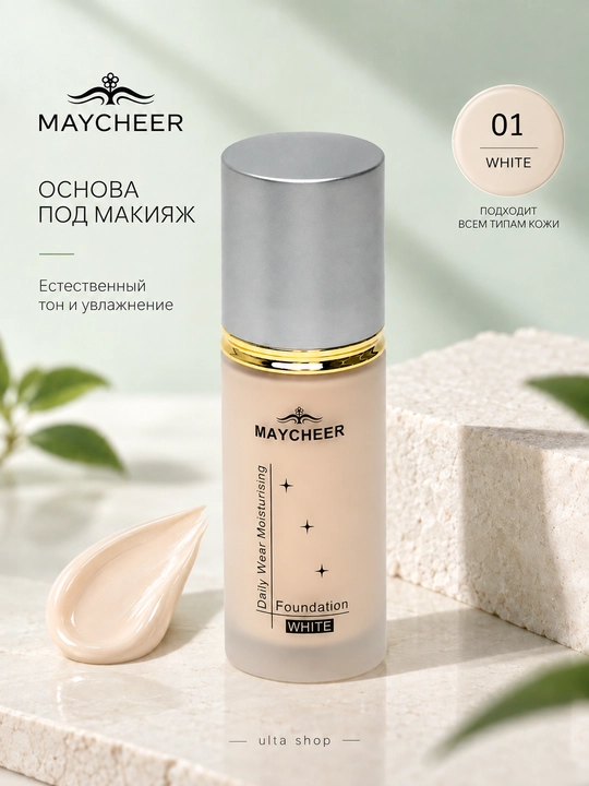 Praymer, Maycheer professional bo'yanish bazasi, namlovchi, suyuq asos, 45 ml - 