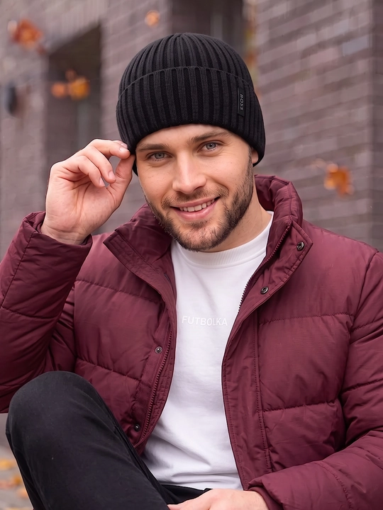 Shapka erkaklar uchun, qishki bosh kiyim, uniseks beanie