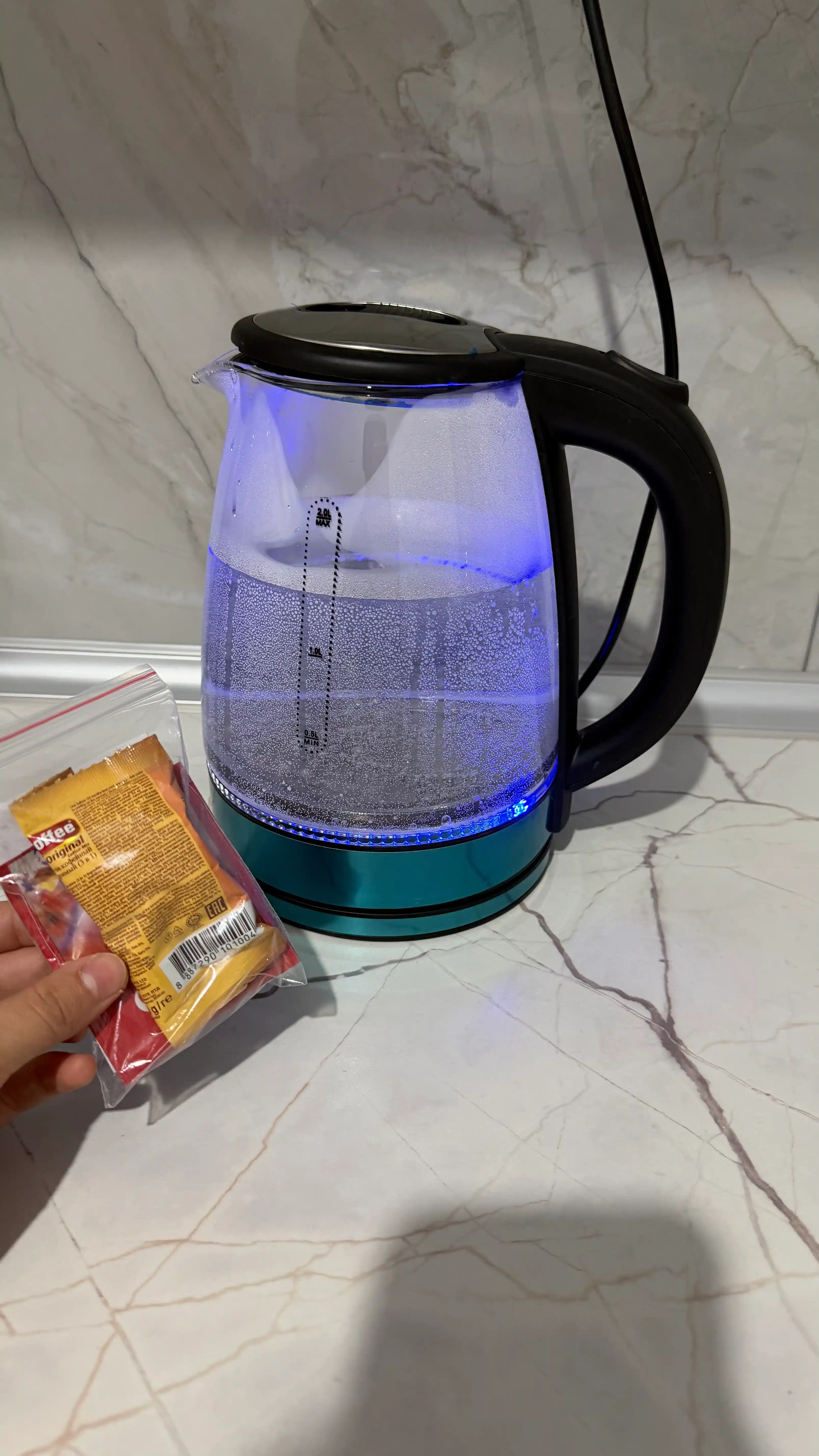 Elektr choynak BOSCH  tefal choynaklar 2.0 L 1500W LED, yoritkichli