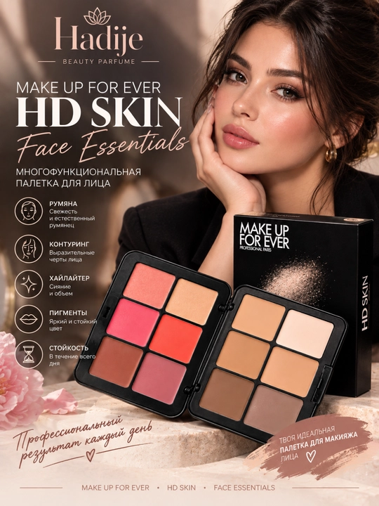 Многофункциональная палетка кремовых средств для лица Make Up For Ever HD SKIN FACE ESSEN - 