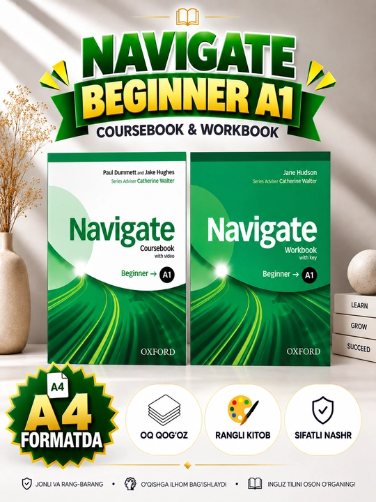 Книги, Navigate Beginner, Elementary, Pre-intermediate, Intermediate. Coursebook+Woorkbok - 