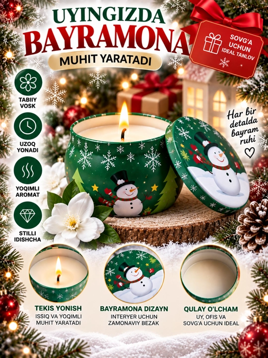 Xushbo‘y yangi yil shami, Yangi yil sovg‘asi