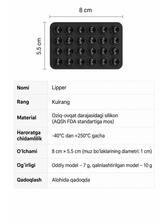 Lipper, telefon uchun tutqich, telefon uchun yopishqoq tasma