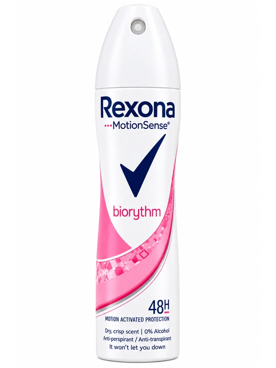 Rexona MotionSense Biorythm ayollar uchun dezodorant spreyi, 200 ml - 