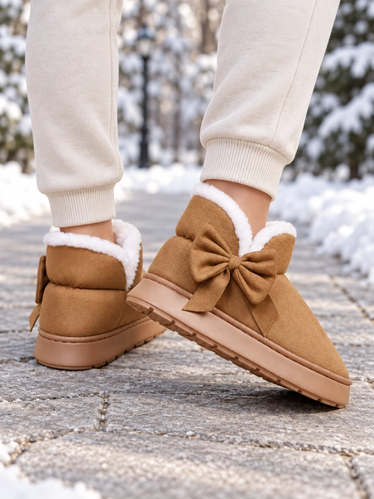 Ayollar uchun DIMORE SnowBelle uggilari, bantli va mo’ynali oyoq kiyimi, 36-37 — 42-43