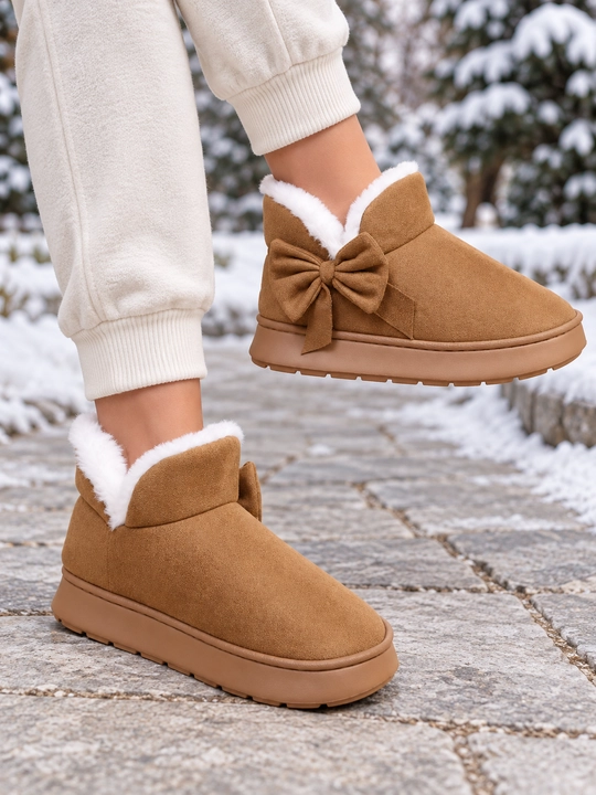 Ayollar uchun DIMORE SnowBelle uggilari, bantli va mo’ynali oyoq kiyimi, 36-37 — 42-43