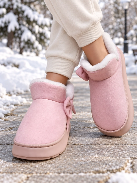 Ayollar uchun DIMORE SnowBelle uggilari, bantli va mo’ynali oyoq kiyimi, 36-37 — 42-43
