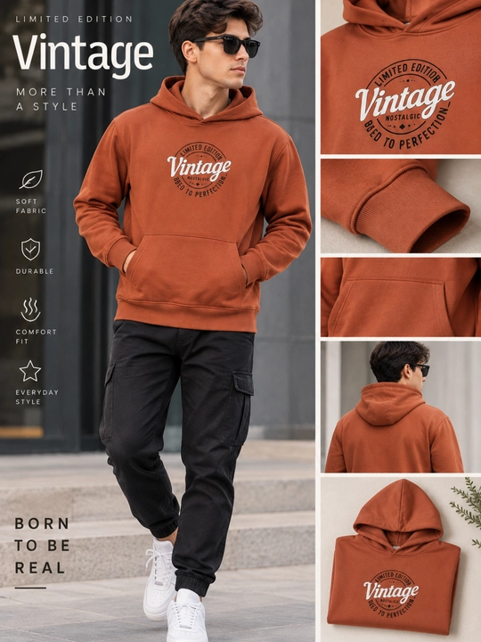 Худи oversize с начёсом, тёплое, унисекс, уличный стиль - 