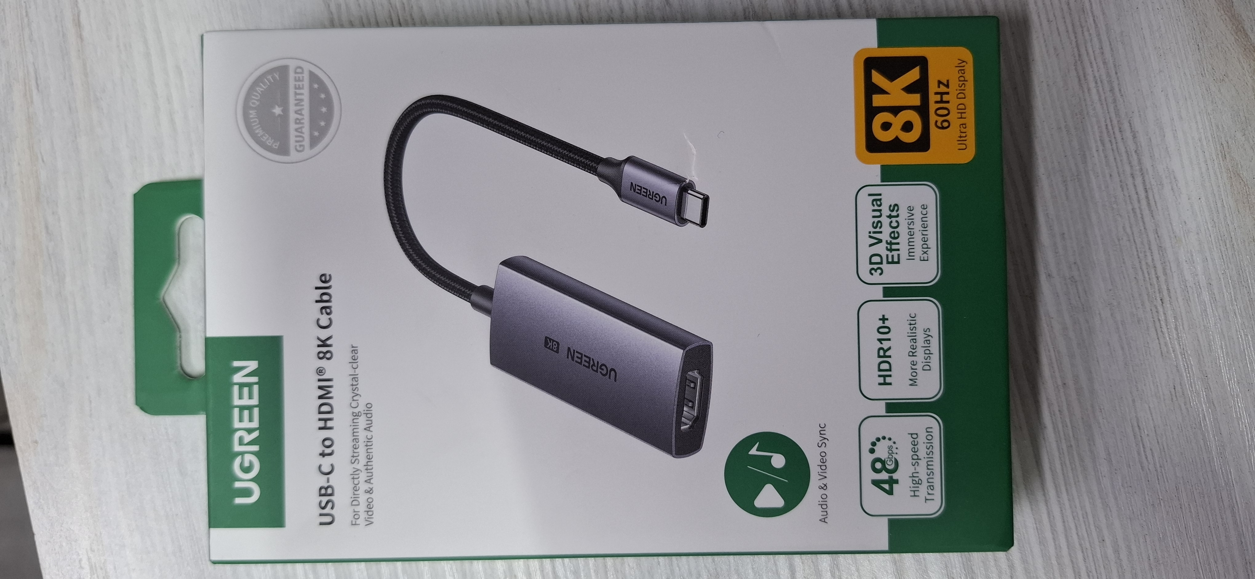 UGREEN Адаптер Type-C HDMI 8K Переходник CM491 85320