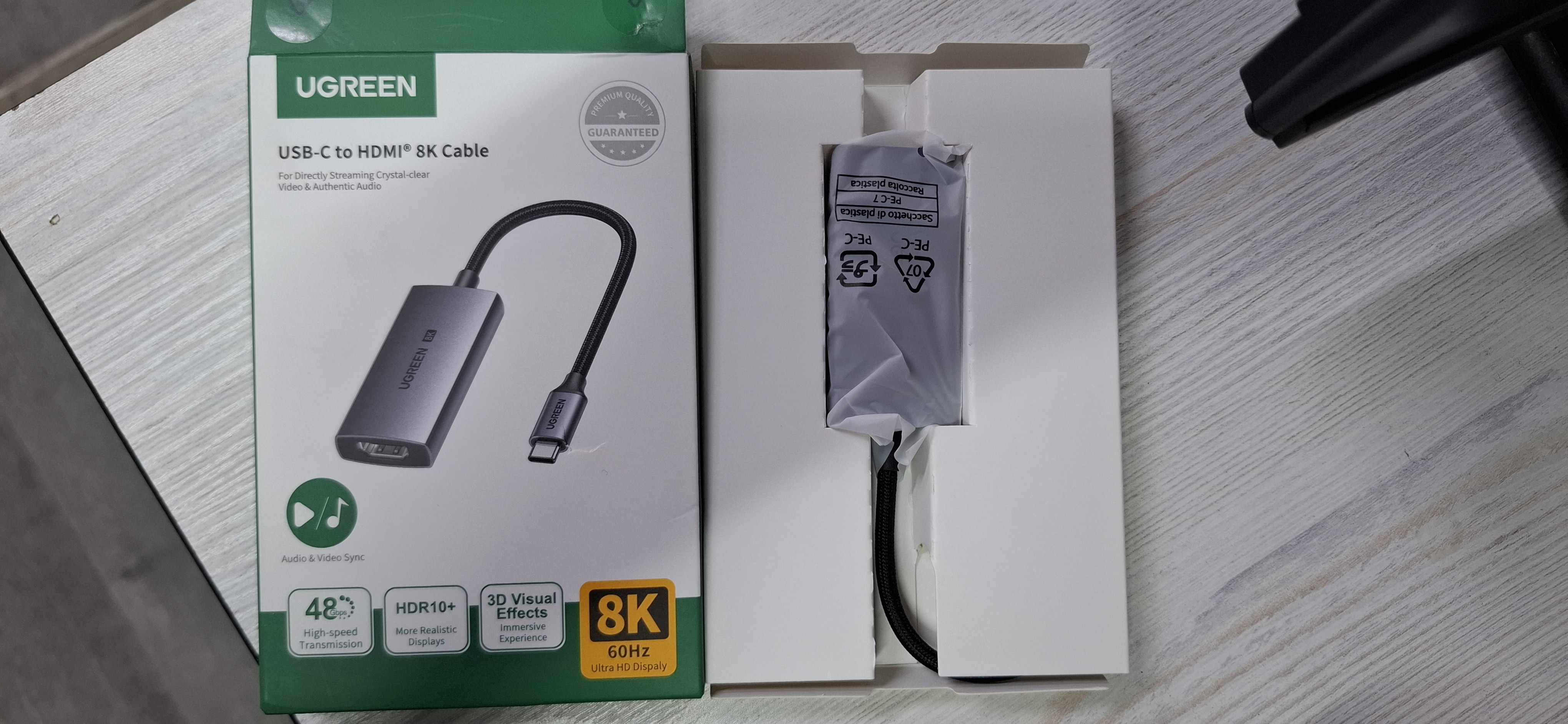 UGREEN Адаптер Type-C HDMI 8K Переходник CM491 85320