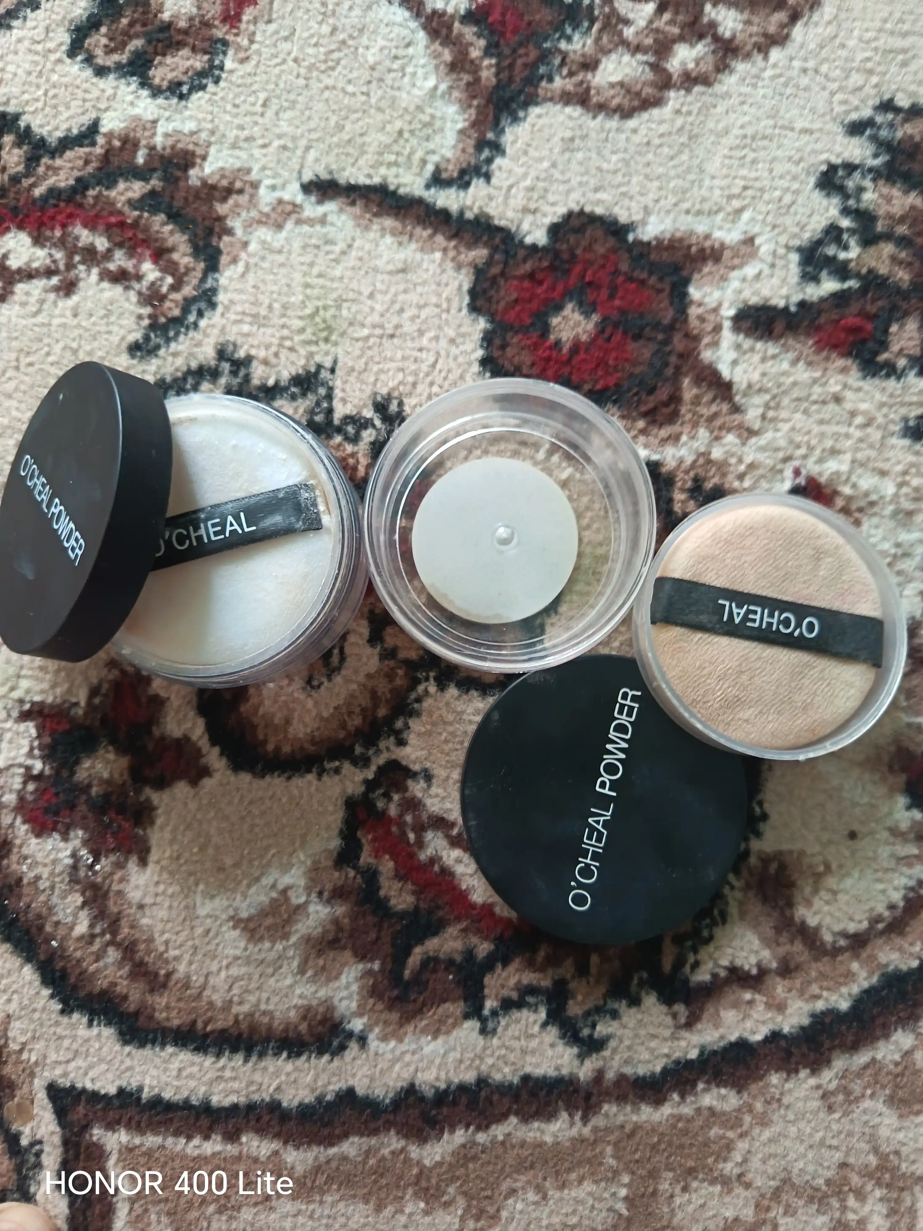 Pudra yuz uchun upa, maydalangan, yorqinlashtiruvchi, shaffof, matli OCHEAL POWDER