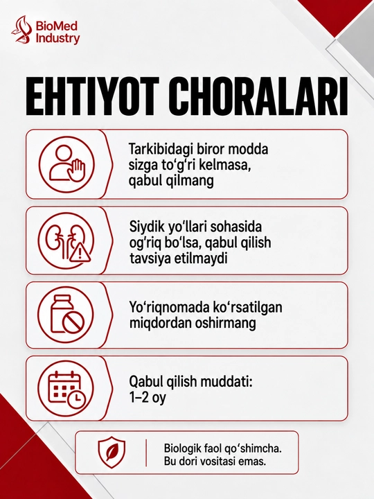 Rentrit® — Tabiiy siydik haydovchi sirop, buyrak salomatligi uchun, 150 ml