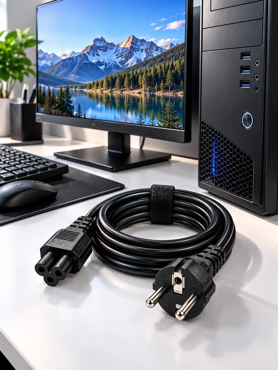 Kuchli kabel, elektr kabeli, uzaytirgich kabel, 1.5 metr kabel, kompyuter kabeli