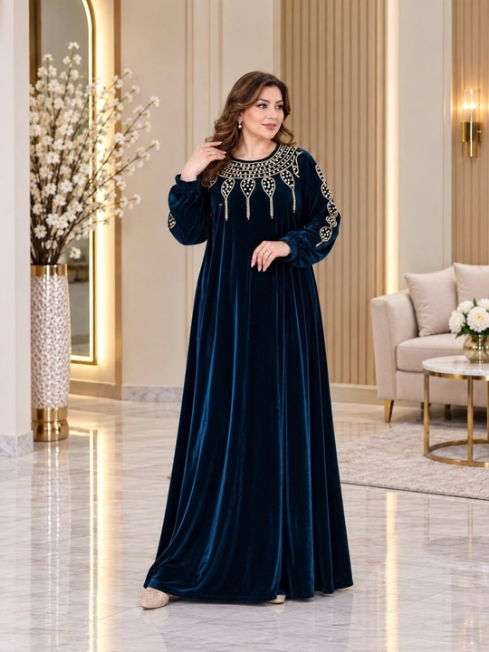 Ayollar naturalka kiymi, ayollar bolshomerka ko'ylagi, toshli kiyim - 