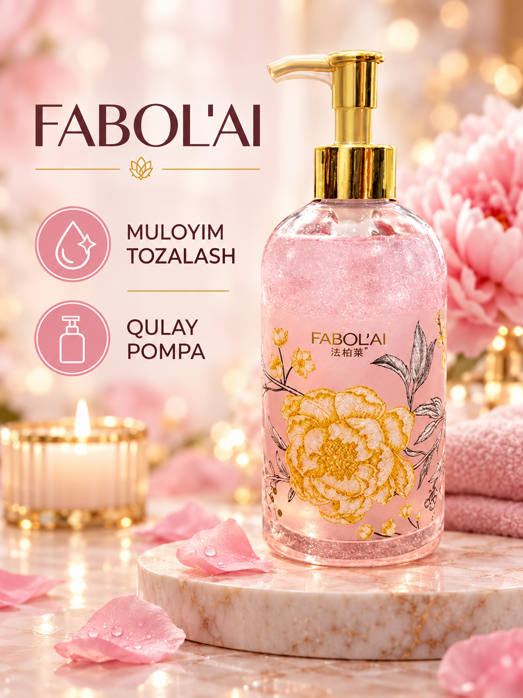 Гели для душа FABOLAI