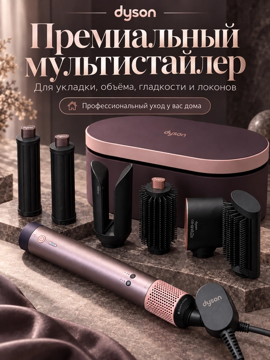 Dyson Airwrap HS09, мультистайлер, фен стайлер, Co-anda 2x, HS09, Bluetooth, 6 в1, 1700 Вт - 