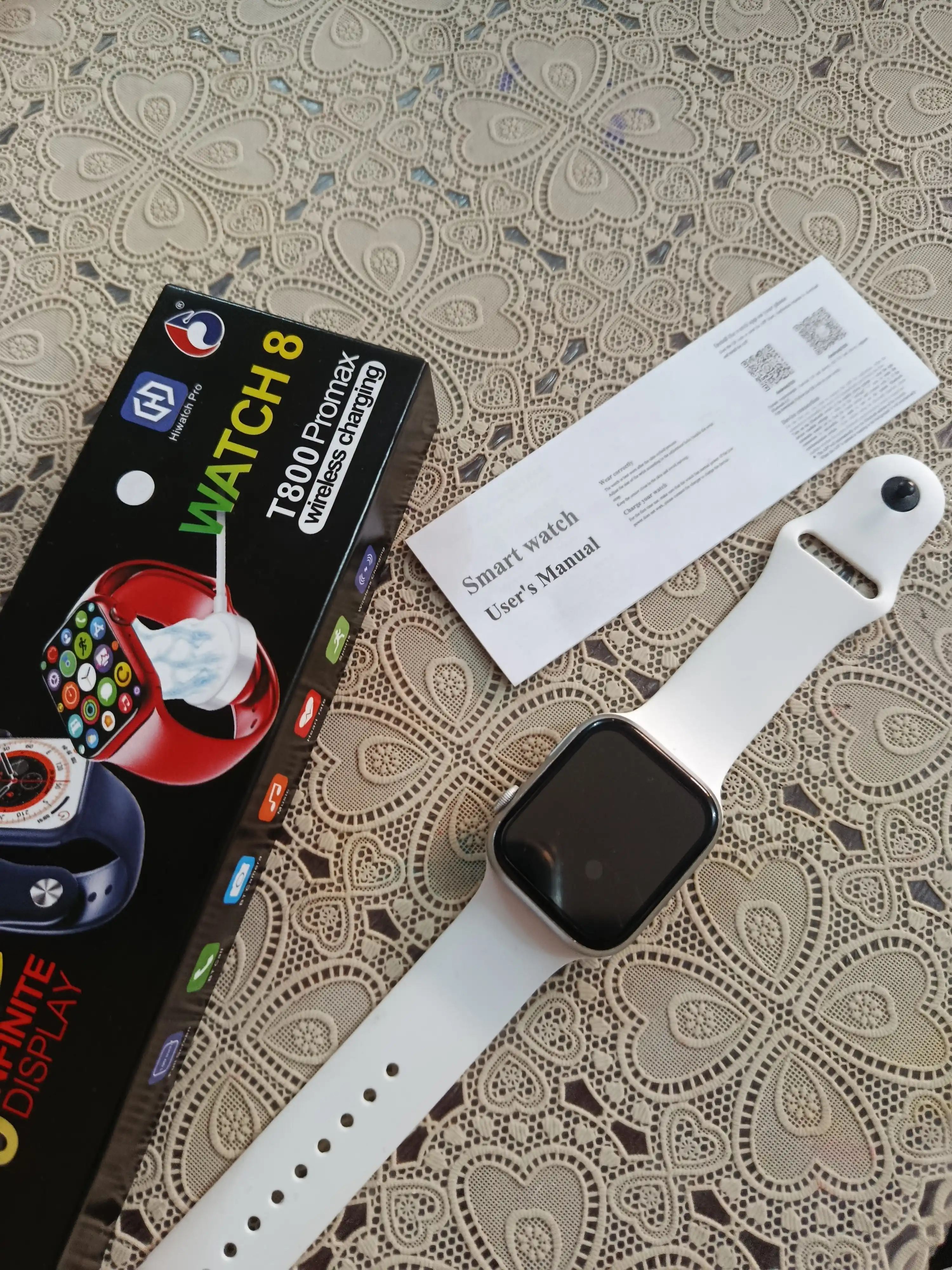 T800 Pro Max aqlli soat, Bluetooth qo‘ng‘iroq, sensorli ekran, sport rejimlari