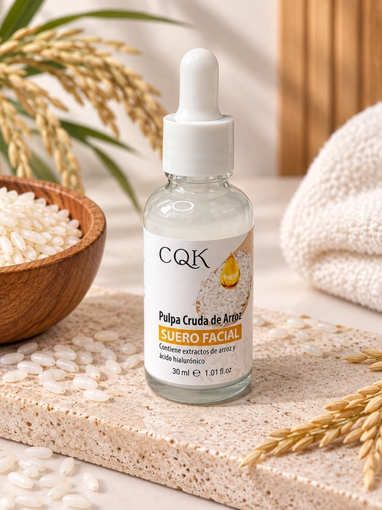 Yuz uchun CQK zardobi, guruch ekstrakti va gialuron kislotasi bilan, 30 ml