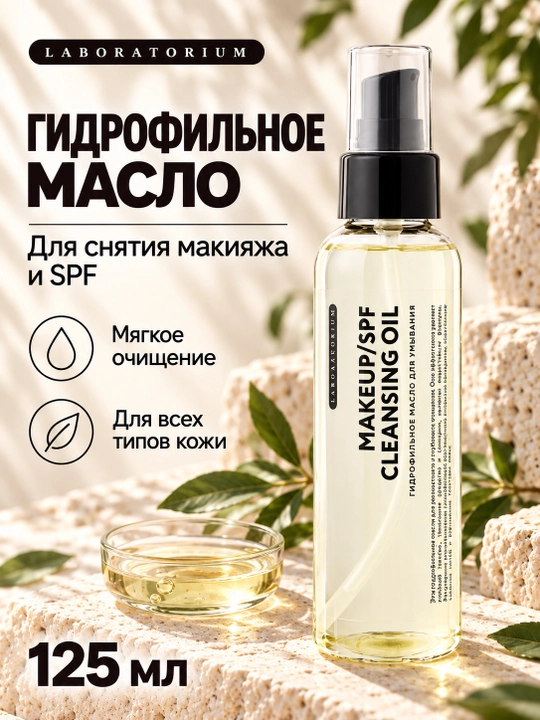 Makiyajni tozalash uchun gidrofil moy Laboratorium, 125 ml - 
