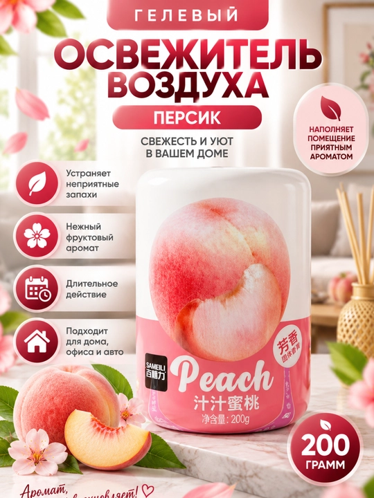 Havo tozalagich.uy, ofis va avtomobil uchun SAMEILI gelli havo tozalagichi, 200 g - 