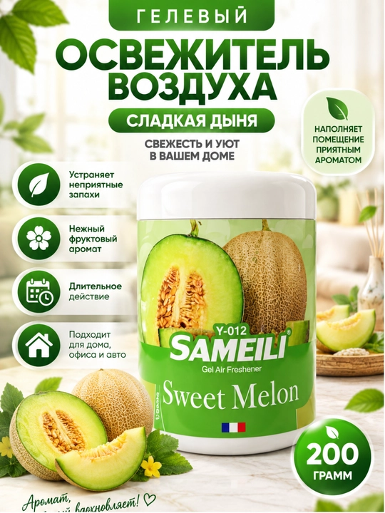 Havo tozalagich.uy, ofis va avtomobil uchun SAMEILI gelli havo tozalagichi, 200 g - 