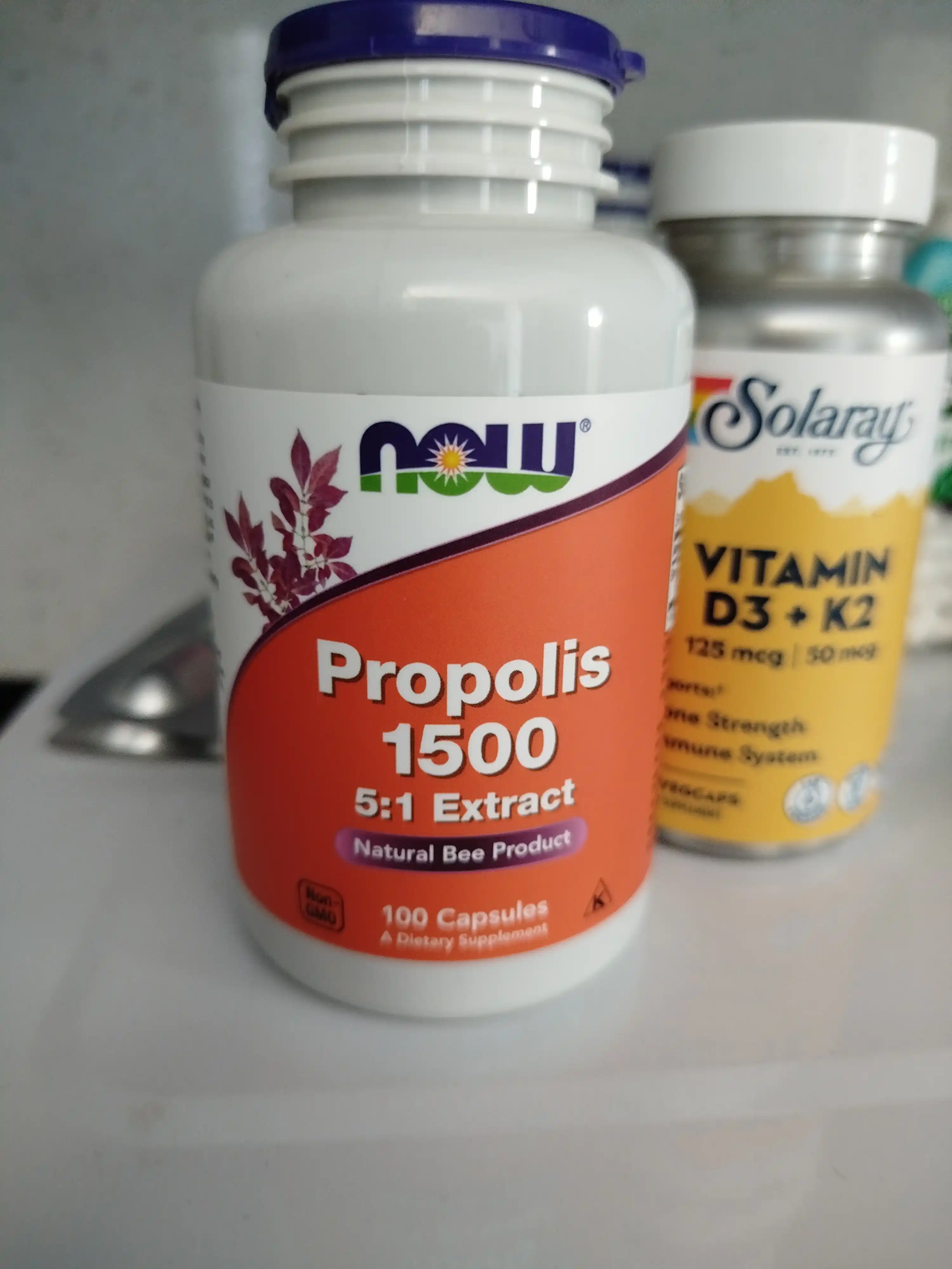 NOW Foods, Прополис (Propolis) 1500, 100 капсул, Халяль