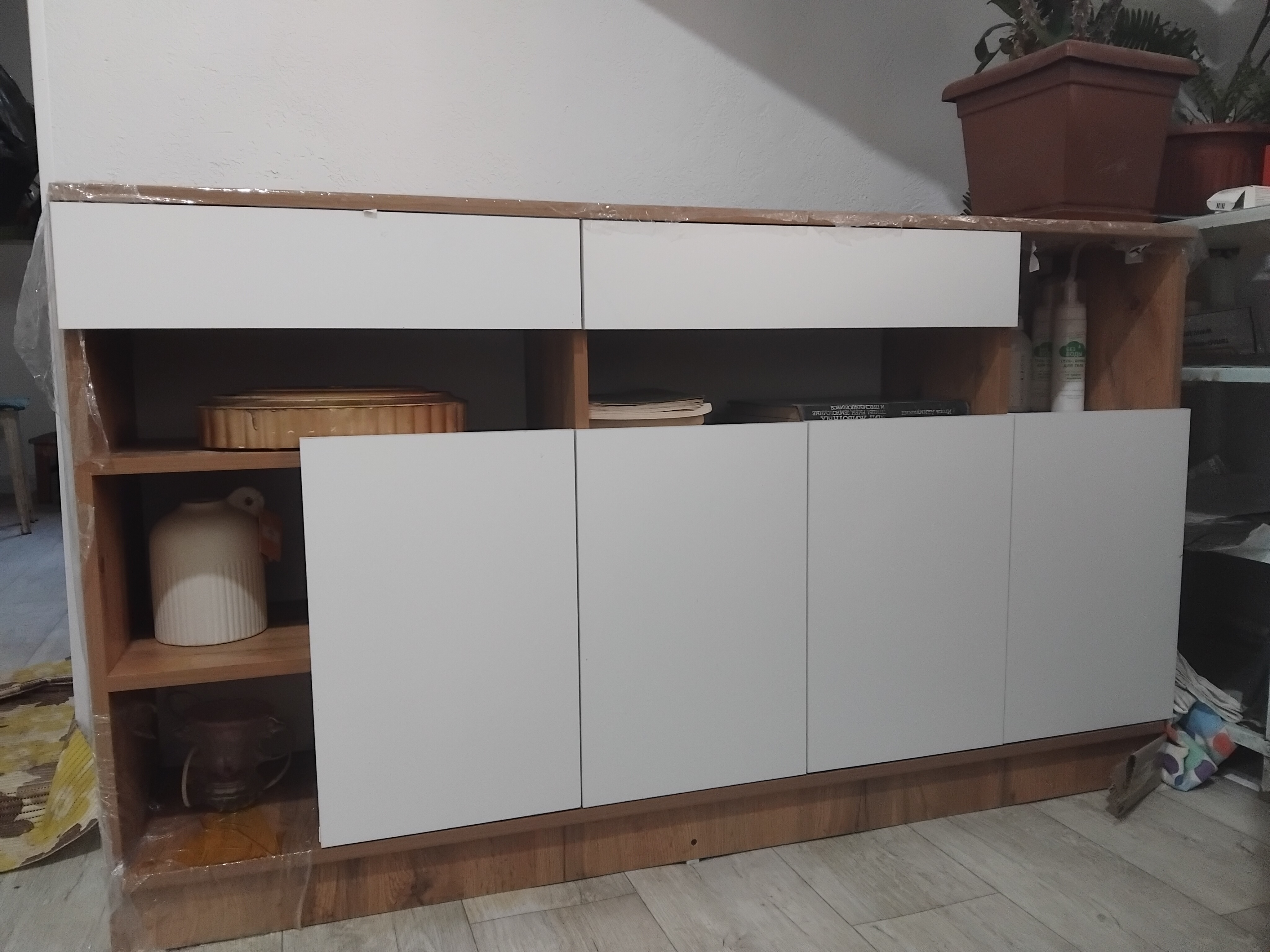 Комод К-08 в собранном виде, мебель для дома, 140х80х30 см