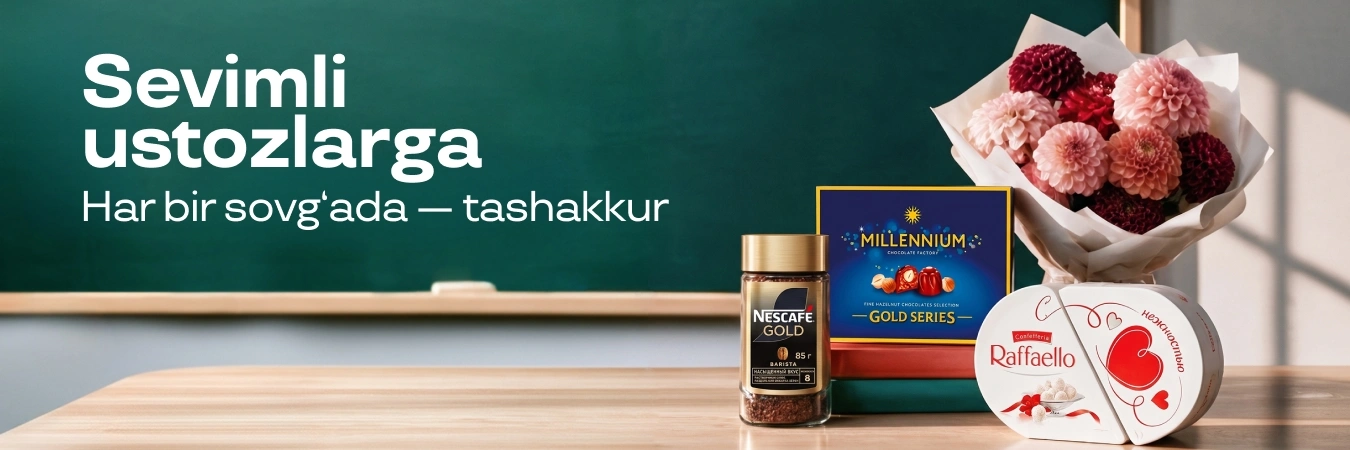 Uzum aksiyalari, mahsulotlar termasi va xabarlari