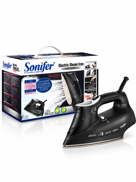Bug‘li dazmol Sonifer SF-9029, 2400 W, 340 ml, keramika taglik, LCD displey