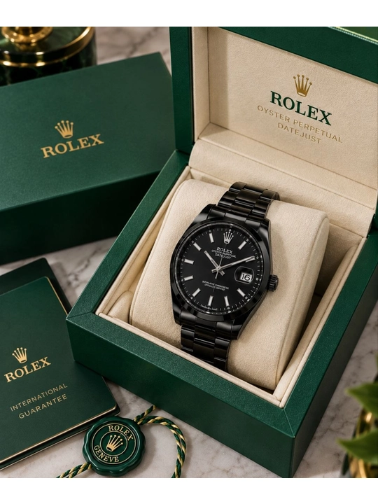 Klassik erkaklar qo‘l soati, kvars mexanizmli, qutisida, Rolex Classic