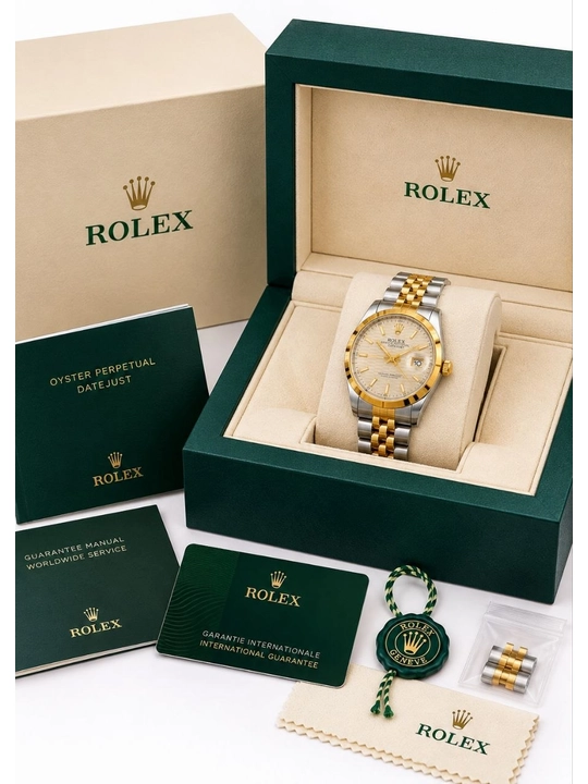 Klassik erkaklar qo‘l soati, kvars mexanizmli, qutisida, Rolex Classic