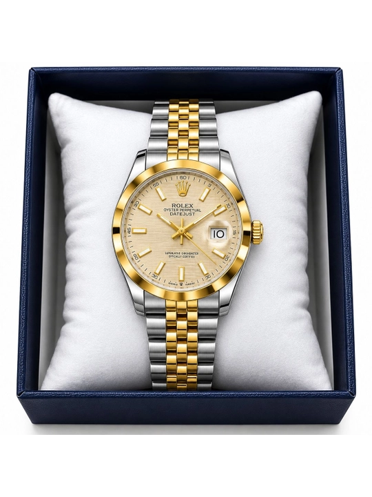 Klassik erkaklar qo‘l soati, kvars mexanizmli, qutisida, Rolex Classic