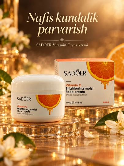 Крем для лица SADOER Vitamin C Brightening Moist Face Cream, 100 г
