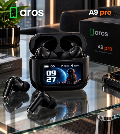 Ekranli Pods Pro 2 (A9 Pro) simsiz quloqchinlari - 
