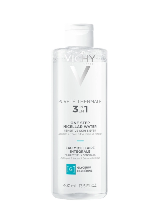Vichy Purete Thermale Мицеллярная вода универсальная 3 в 1 для чувствительной кожи лица и вокруг глаз, 400 мл