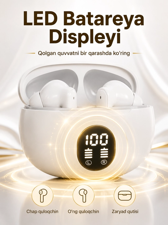 Bluetooth quloqchinlar, simsiz naushnik