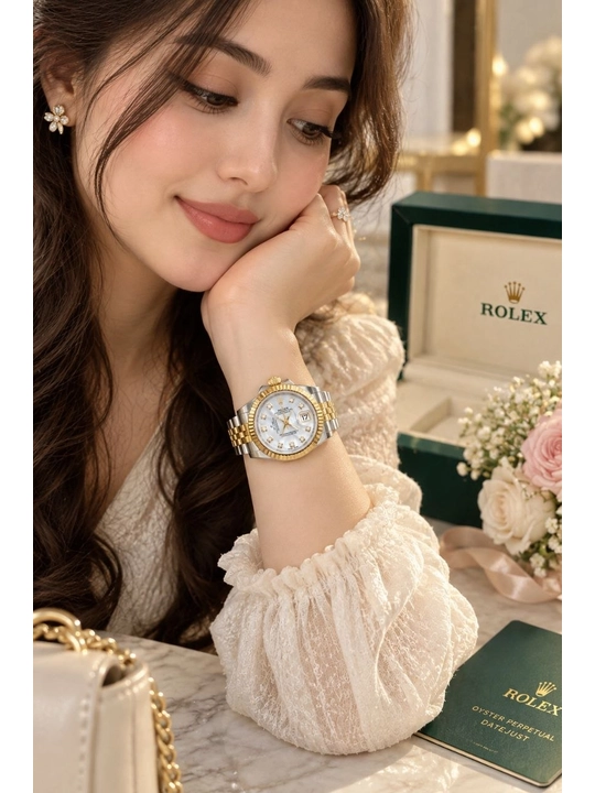Женские и девичьи наручные часы Rolex, часы на любой вкус, коробка, документы и VIP-карта - 