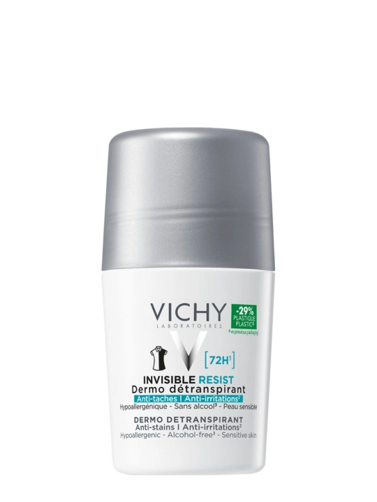 VICHY Invisible Ayollar uchun sharikli dezodorant-antiperspirant, 50 ml