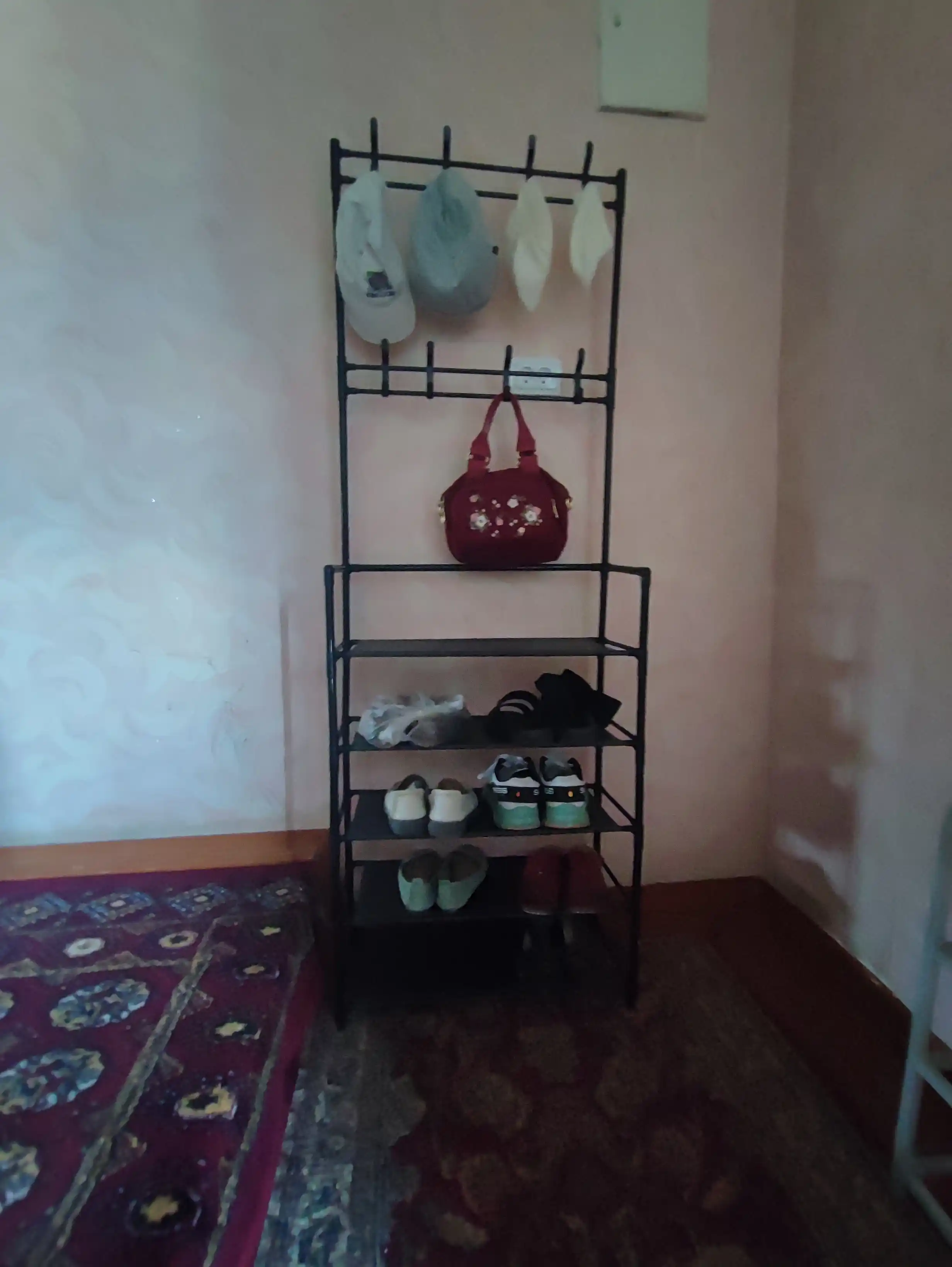 Гардероб вешалка и обувница, 2 в 1