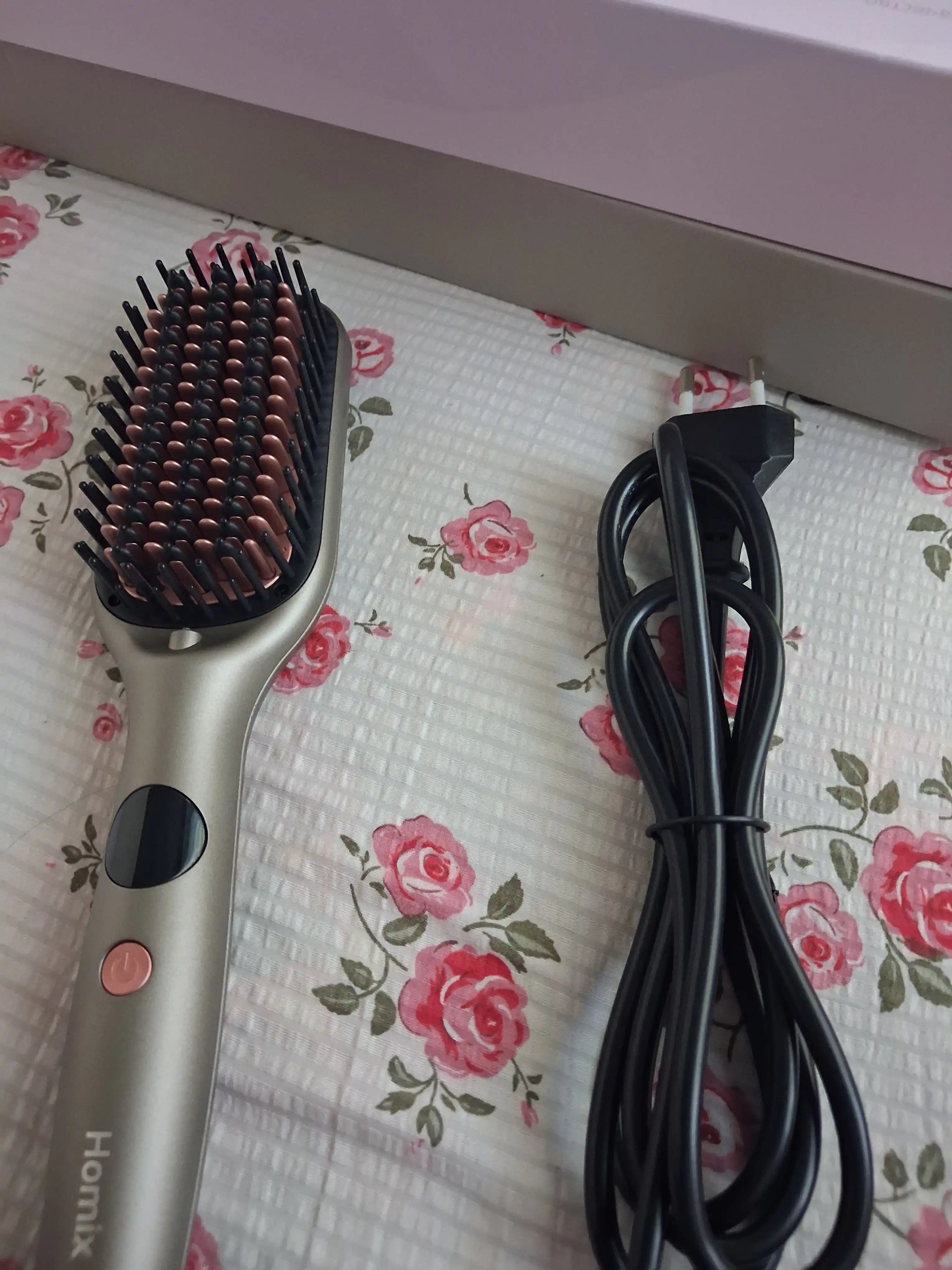 Taroqli soch dazmol Homix — LED, ionizatsiya, 5 rejim, sochlar uchun stayler taroq