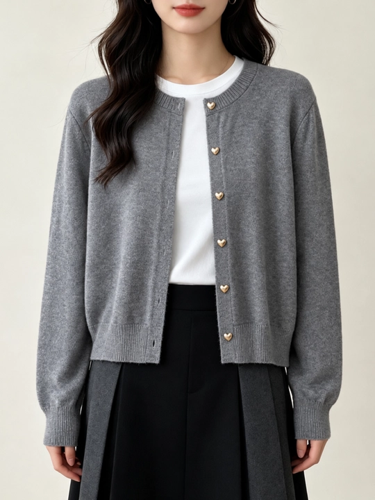 Kardigan, sviter ayollar uchun, kuz, qish, bahor, mayin mato, standart o'lcham S-XL
