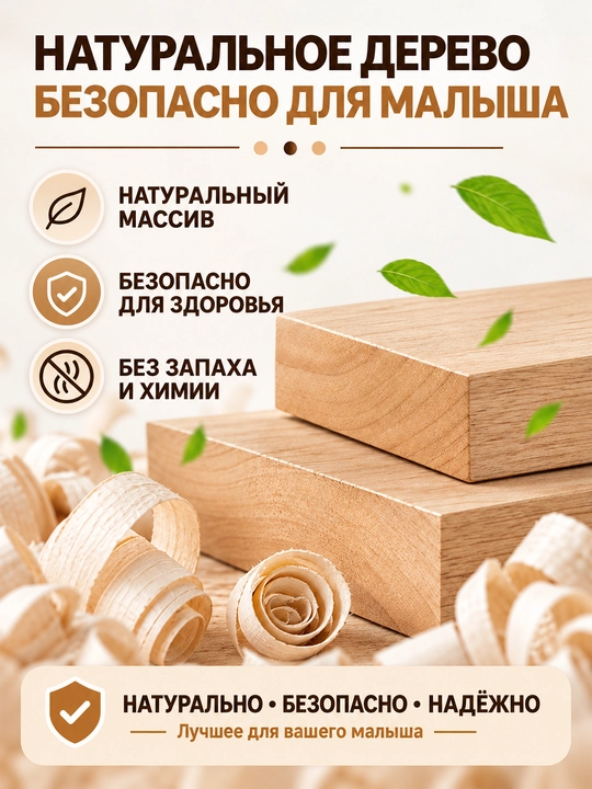 3 в 1 bolalar krovatkasi, 120×60 sm, beshik, tebranish, 0–6 yosh, 3 daraja