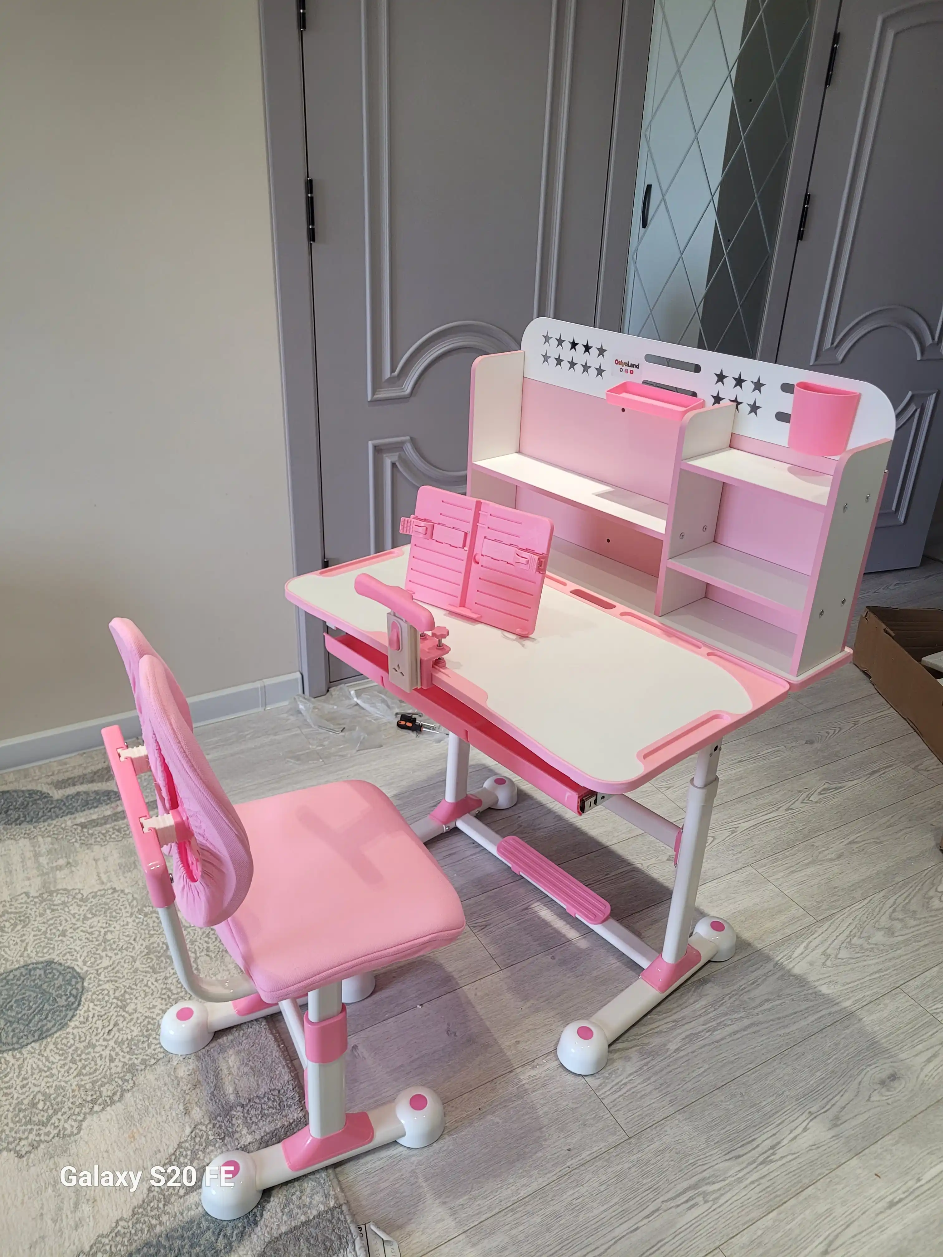 Parta, Transformer parta, 3–18 yoshgacha ergonomik, dars stoli, o`sib boruvchi, javonli