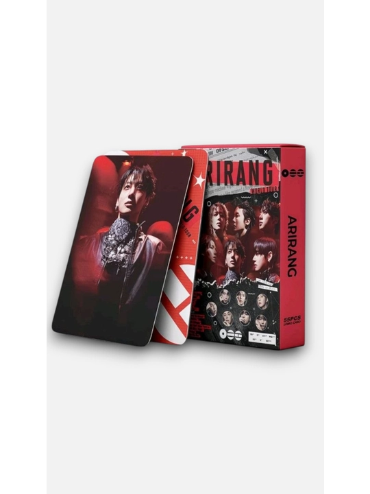 Набор коллекционных K-Pop карточек BTS (ARIRANG World Tour), 55 шт - 